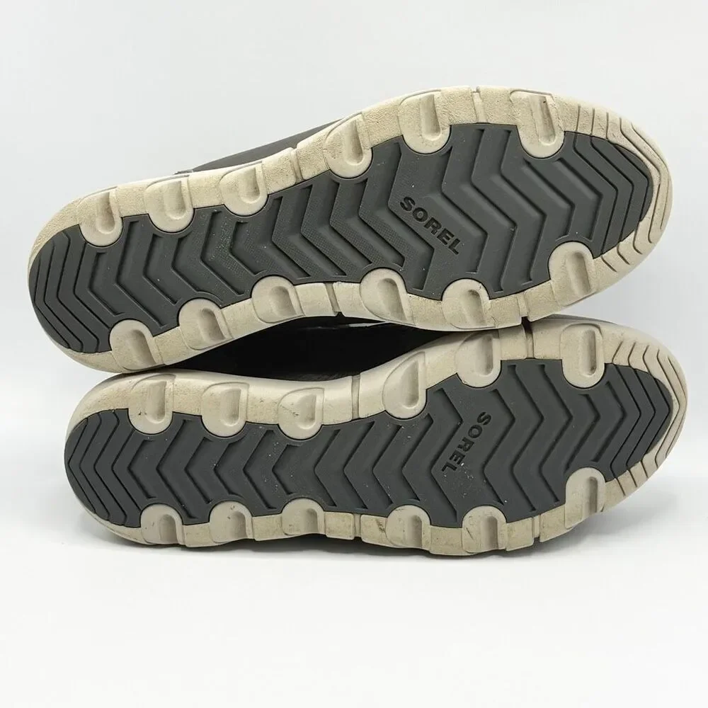 Sorel Men's Explorer Next Sneaker Mid Waterproof Shoes in a Grey and Black - US